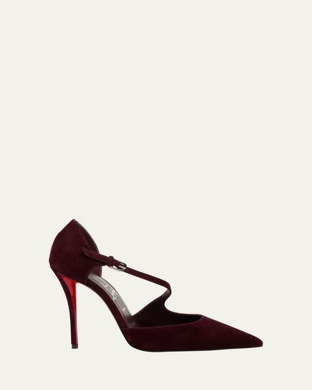 Miss Ziggyta Suede Red Sole Pumps